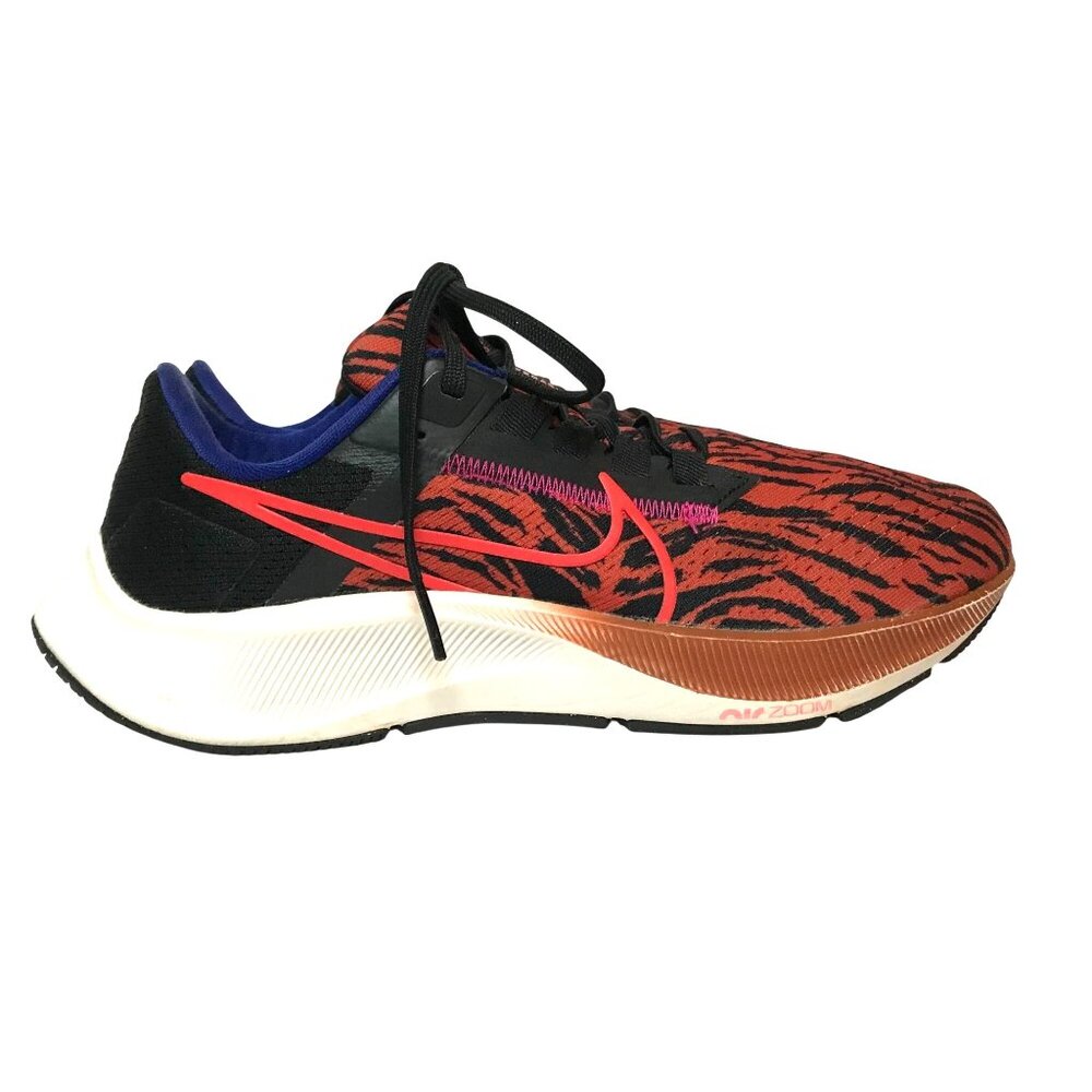NIKE Air Zoom Pegasus 38 Burnt Sunrise Black Phantom Red Flames Womens 8.5